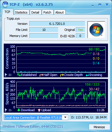 Half Open Connections Patch