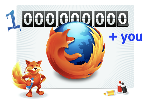 image thumb14 Firefox crosses 1 billion downloads